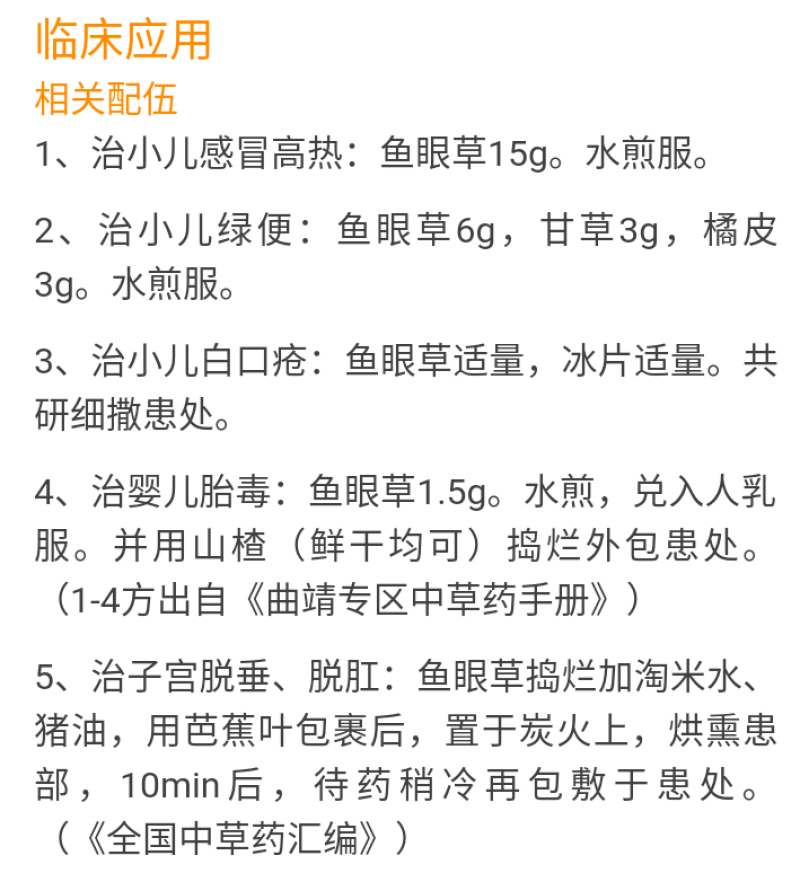 野生鱼眼草三仙菜星宿草地胡椒小馒头草鼓丁草翳子草地细辛