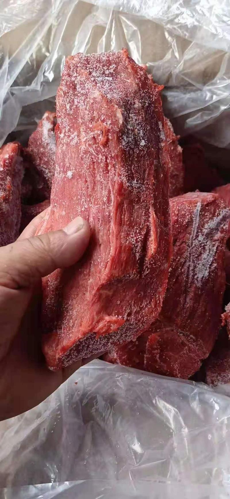 正宗牛条子肉腱子肉厂家一手货源八成熟一件20斤