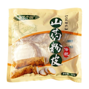 铁棍山药小圆粉皮200克每包袋装厂家批发纯手工农家