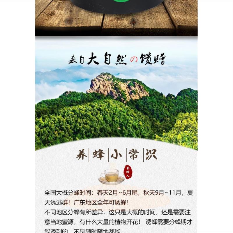 包邮诱蜂桶野外黑色塑料桶捕蜂器蜂箱招蜂引蜂桶诱蜂蜡收蜂笼