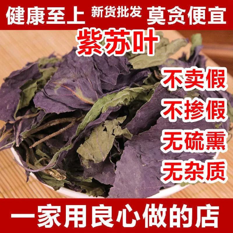 紫苏叶紫苏叶干苏子叶中药材无梗香料鲜干苏叶