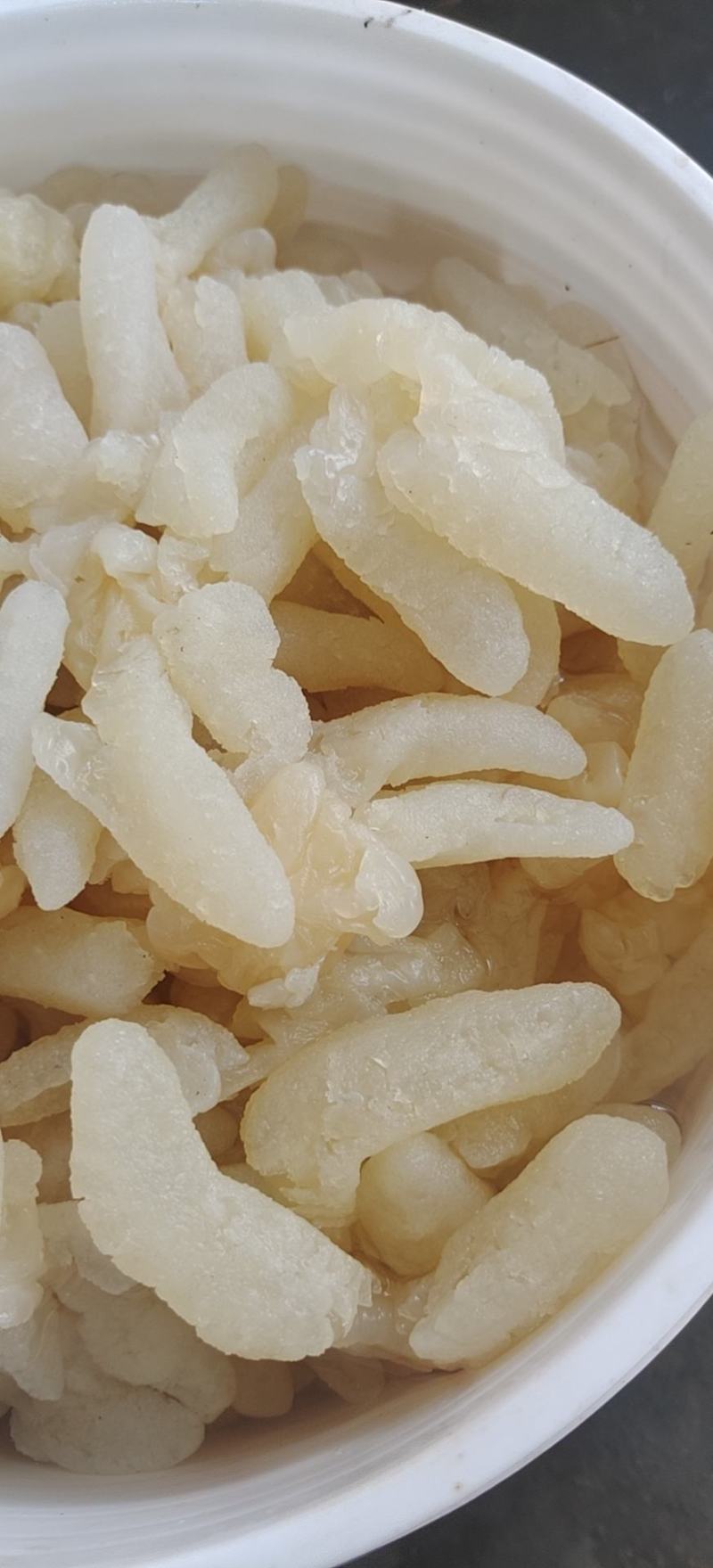 海蜇白花丝麻蛰丝配以佐料清脆爽口酒店餐馆好食材