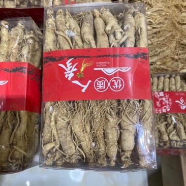 人参6年生晒参长白山人参片干品经营各种中药材