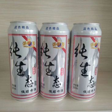 风味啤酒青岛纯生啤酒一箱9瓶1瓶500ml