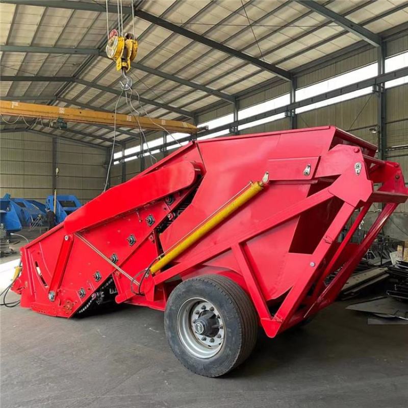 大型捡石机四轮带开荒旋耕机农田捡石头挖石机