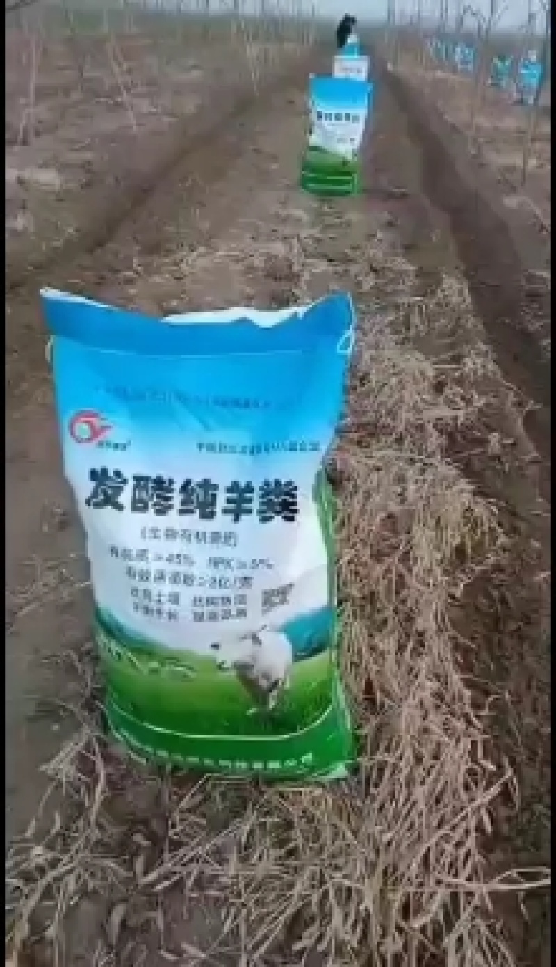 发酵纯羊粪，有机肥，生物有机肥，菌肥，有机质45个