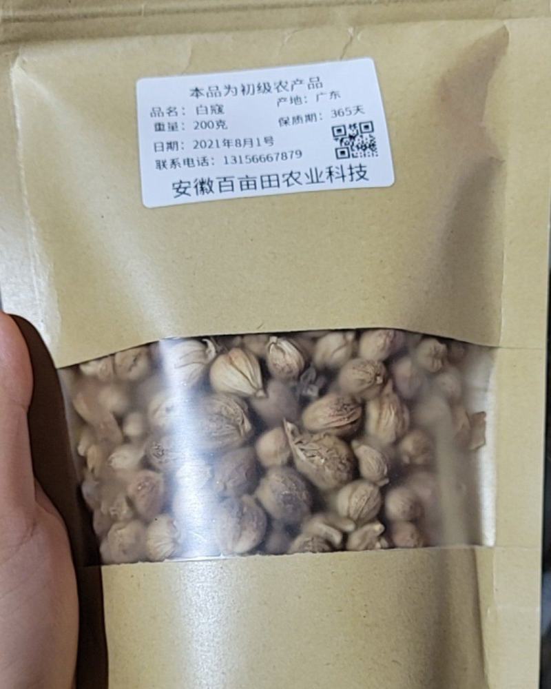 白寇（豆蔻）白豆蔻精品手选货足干无硫产地一手货源