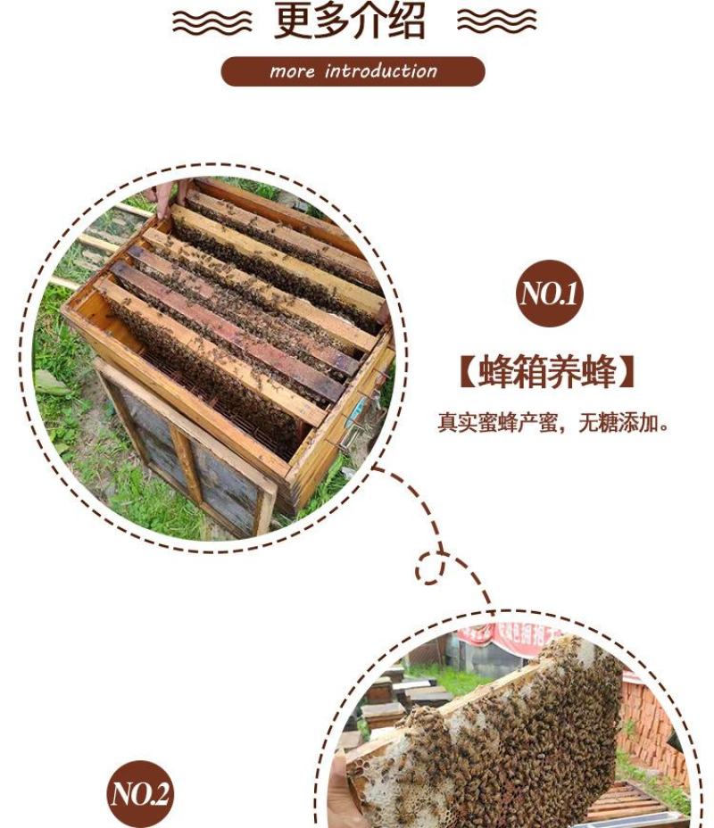 土蜂蜜500g农家液态蜂蜜批发百花蜜自产自销蜂蜜