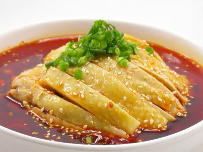 口水鸡（跑山鸡为原料）