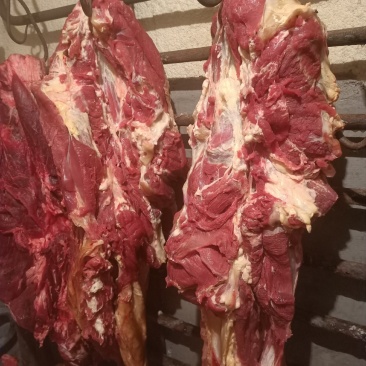 纯干鲜牛肉精修去油一手货源冷链配送。