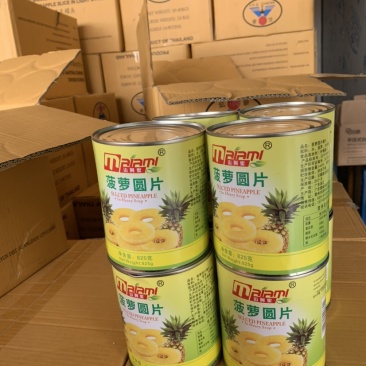 迈阿蜜菠萝圆片罐头8片装
