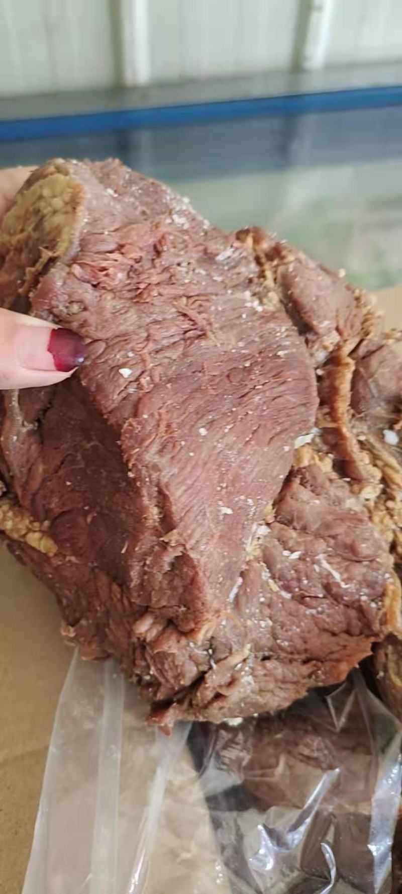 熟牛肉，大块五香熟牛头，纯干无淀粉，实拍图片，一手货源