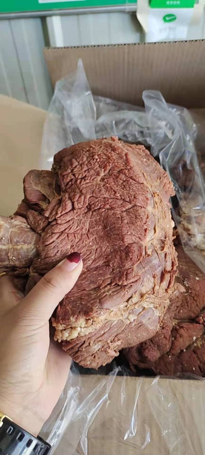 熟牛肉，大块五香熟牛头，纯干无淀粉，实拍图片，一手货源
