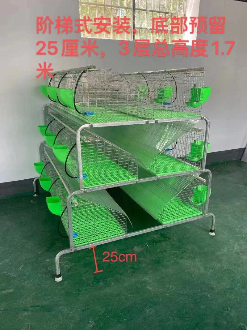 新款免清理粪便兔笼，子母笼养殖笼两用