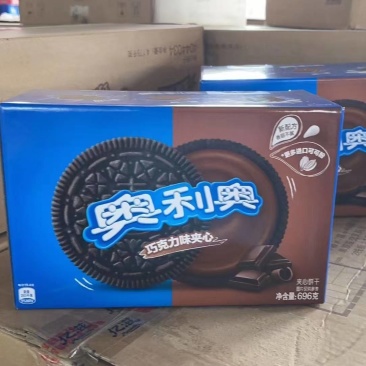 19.5江苏出6月奥利奥夹心饼干巧克力味696克