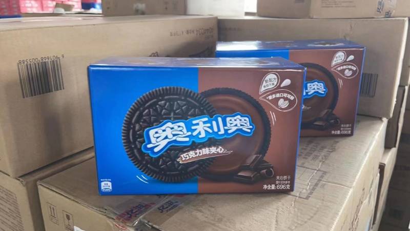 19.5江苏出6月奥利奥夹心饼干巧克力味696克