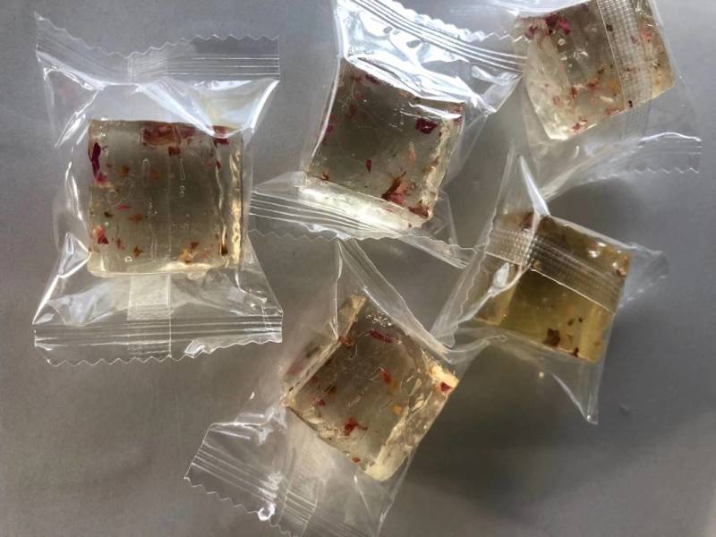 糖果系列广西特产桂花糕水晶桂花糕水果软糖三种口味