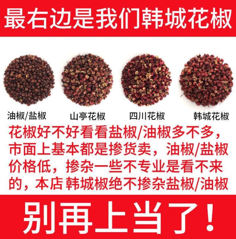 陕西渭南大红袍花椒2021新品不香不麻包退净颗粒