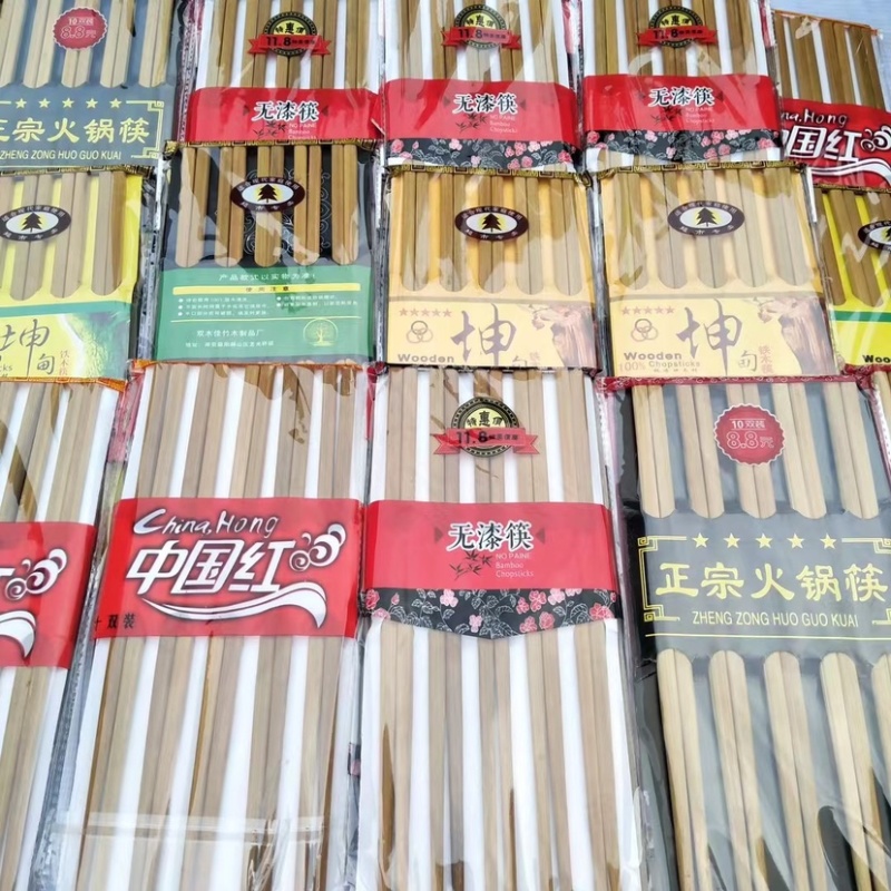 乡镇热卖筷子地摊跑量竹筷子餐饮专用筷子价格优惠