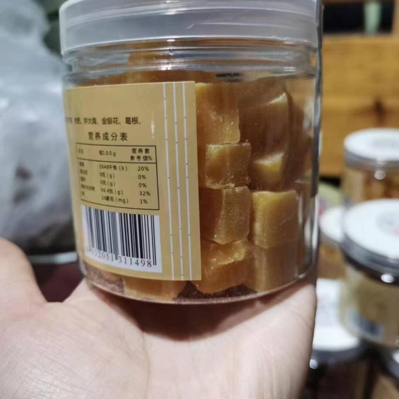 地摊热卖罐装梨膏糖瓶装散装梨膏糖厂价直销