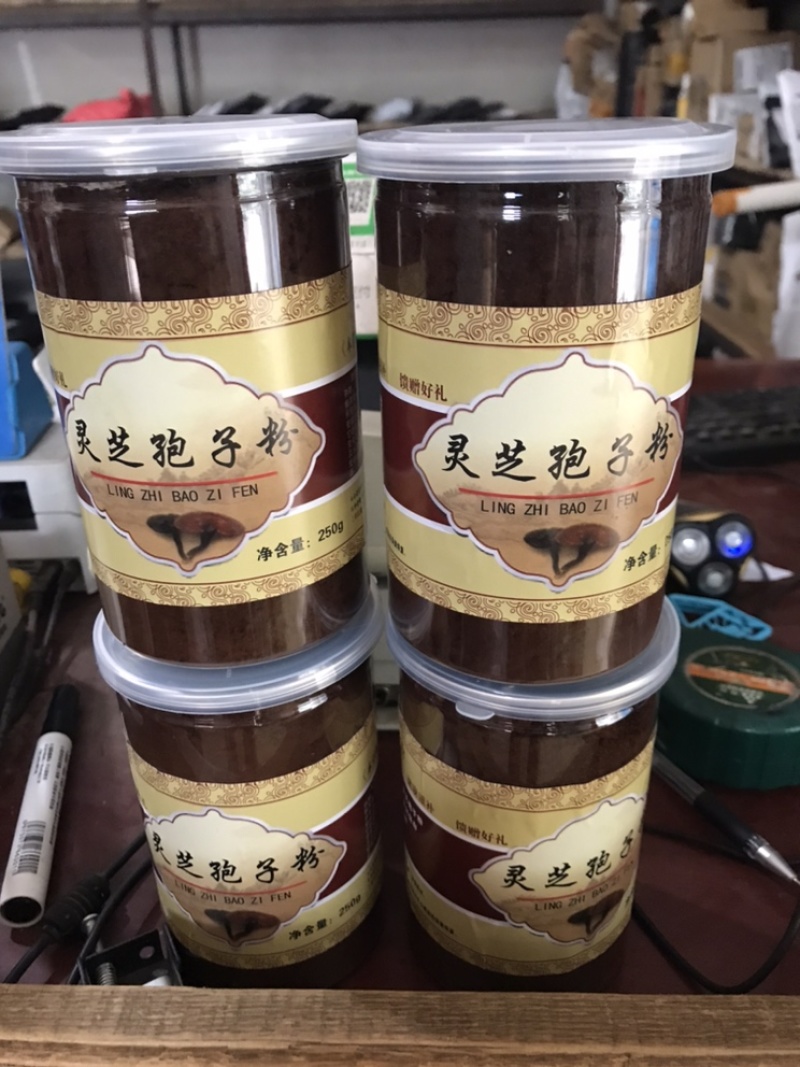 灵芝孢子粉，原产地基地种植。