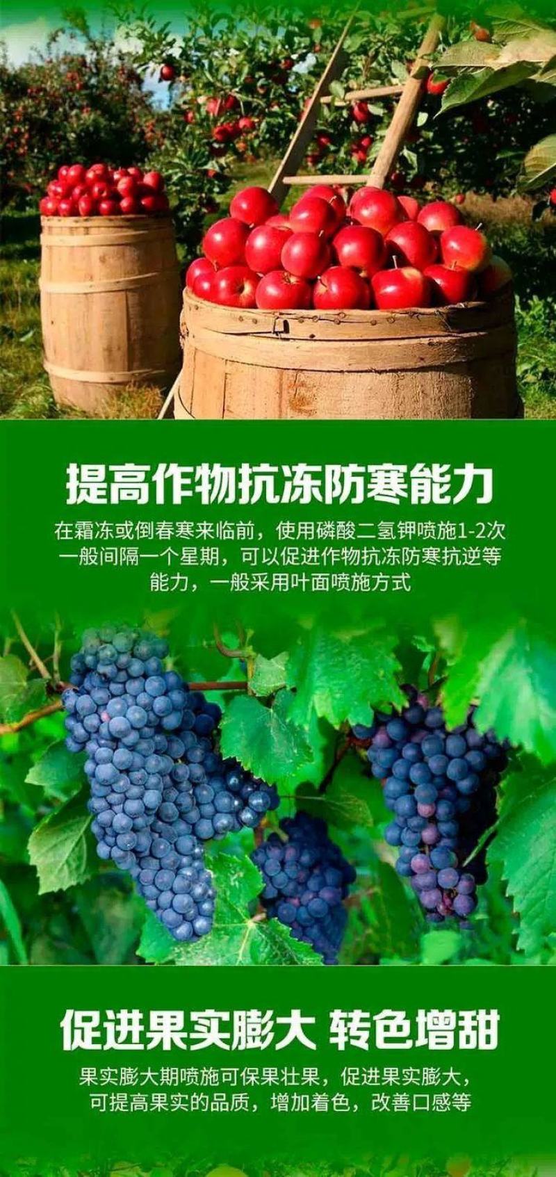 磷酸二氢钾农用叶面肥钾肥磷肥花肥花卉果树蔬菜小麦玉米通用