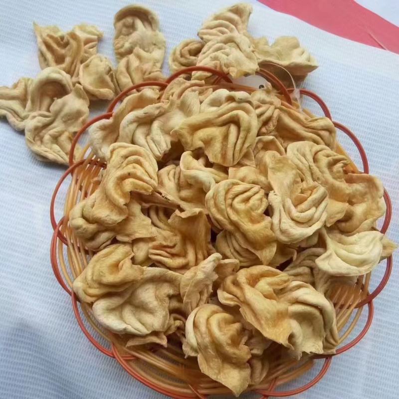 大豆粉做的耳豆豆鱼形状漂亮颜色味道纯正煎炒油炸凉拌