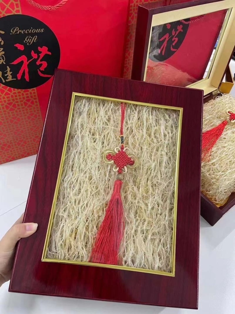 鱼翅饼鱼翅针鲍翅纯翅针胶质丰富鱼翅礼盒装送礼高档