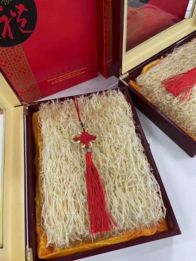 鱼翅饼鱼翅针鲍翅纯翅针胶质丰富鱼翅礼盒装送礼高档