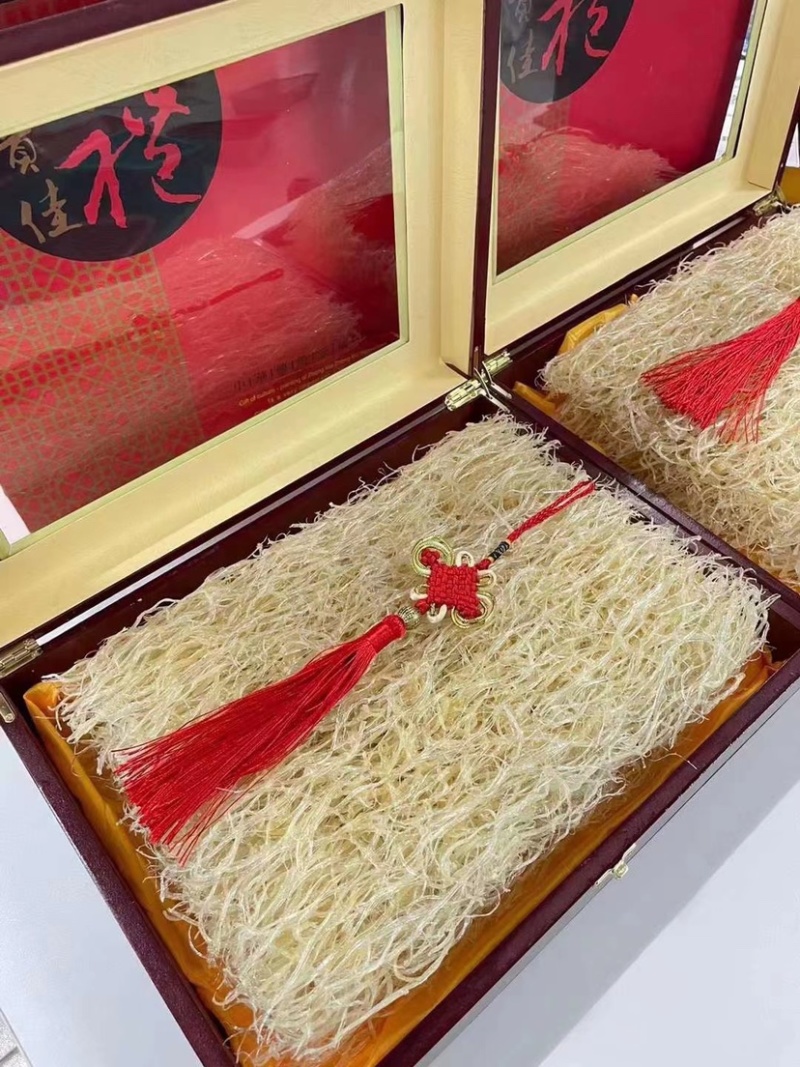 鱼翅饼鱼翅针鲍翅纯翅针胶质丰富鱼翅礼盒装送礼高档