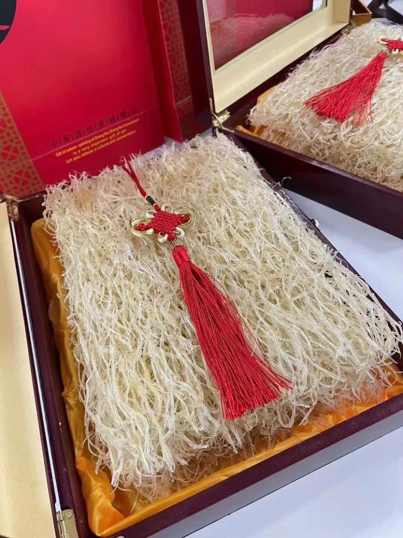鱼翅饼鱼翅针鲍翅纯翅针胶质丰富鱼翅礼盒装送礼高档