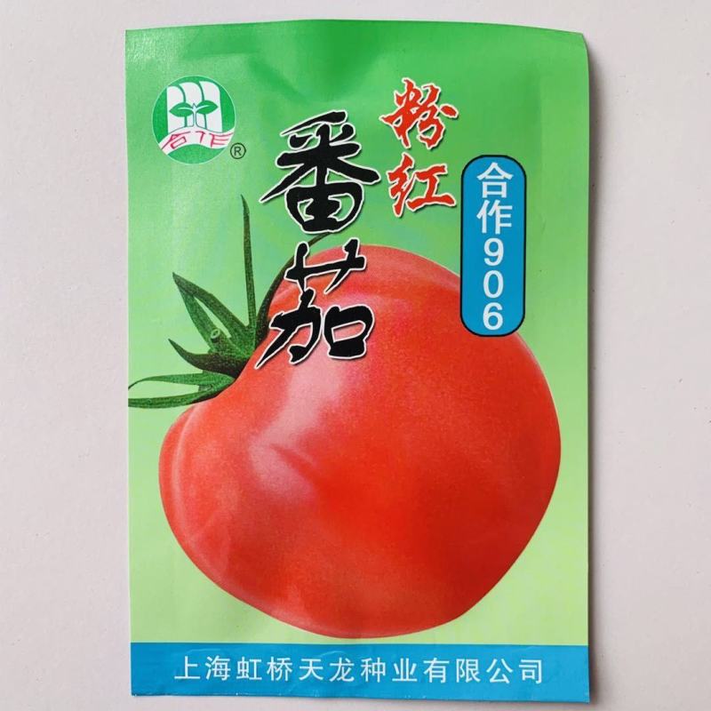 上海合作906粉红番茄种子早熟西红柿种子本地粉番茄自封顶