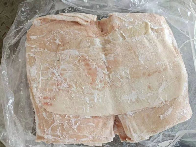 猪冻品肥猪无油无毛中方皮