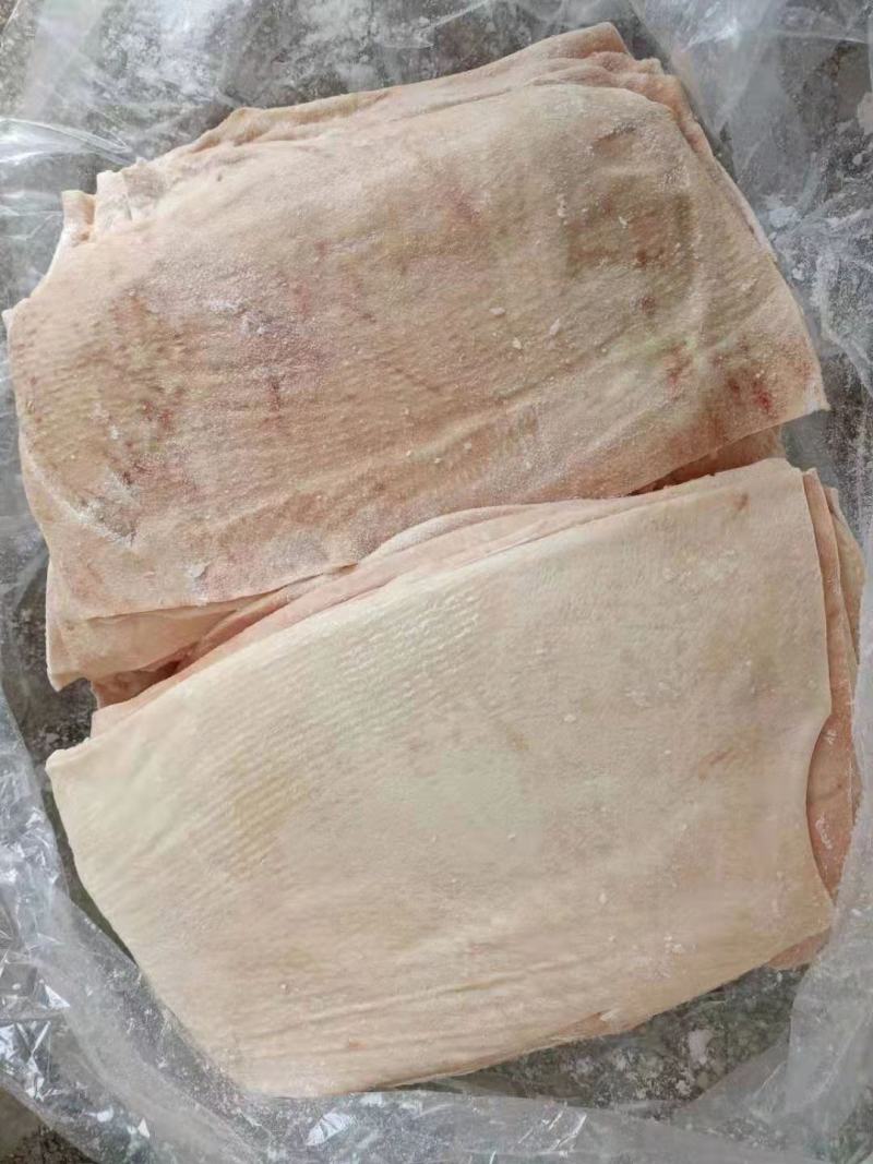 猪冻品肥猪无油无毛中方皮