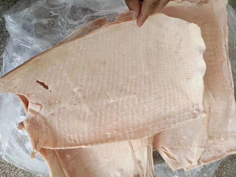 猪冻品肥猪无油无毛中方皮