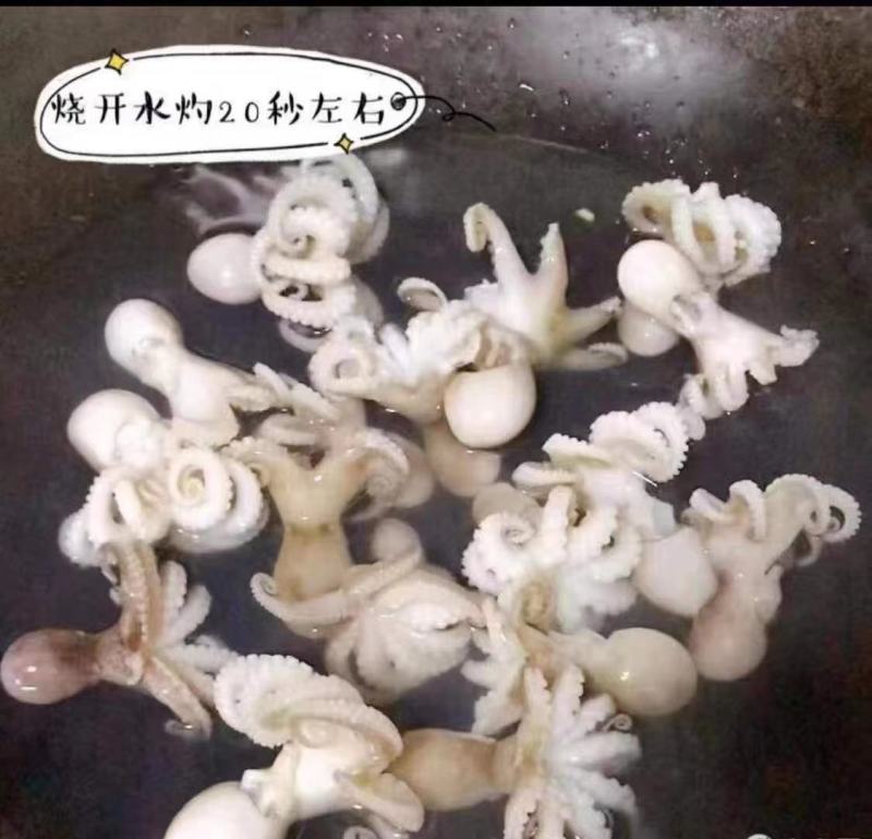 盐磨细皮小章鱼，去肚，去嘴，量大可谈，一盒400克