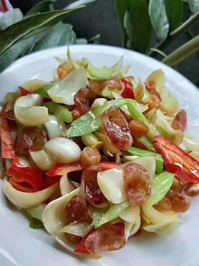 北海海鲜腊肠瑶柱虾米肠广式腊肠海味腊肠