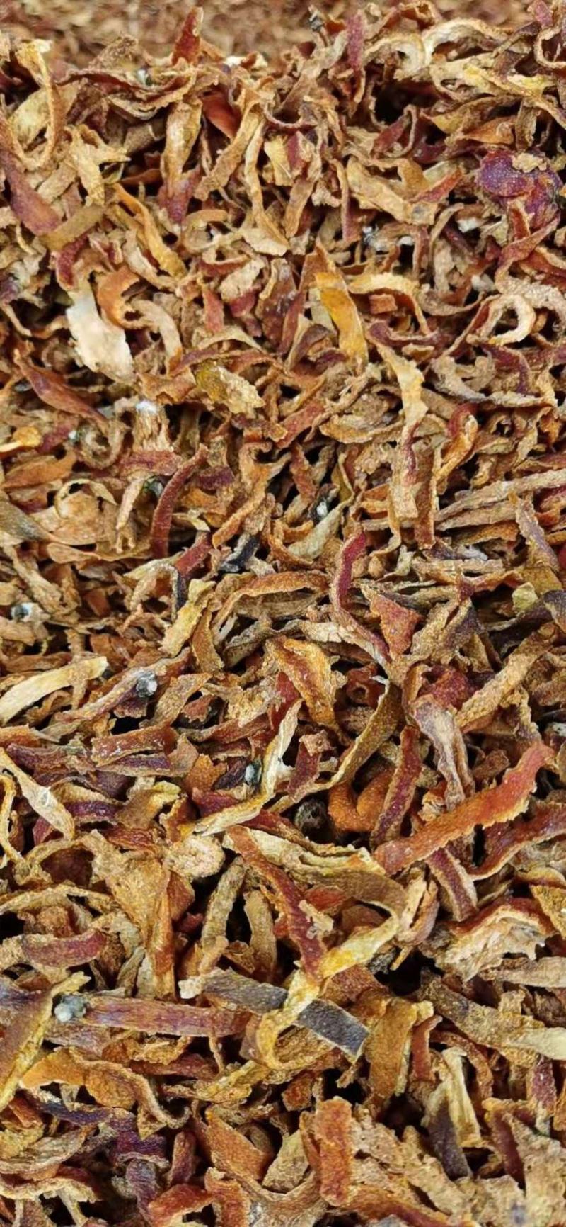 烘干陈皮丝，纯桔子皮，无杂皮，含量够，统货