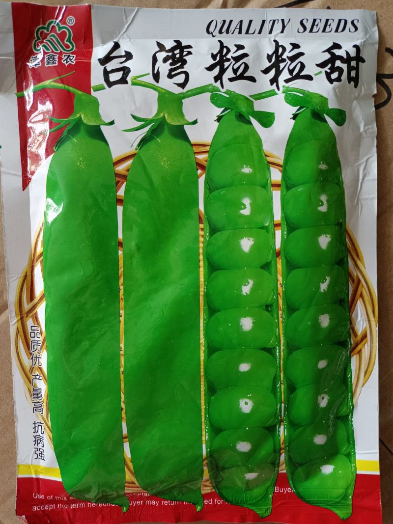 【甜豌豆】甜豌豆台湾超甜豌豆水果型可生吃香甜高产优质种子