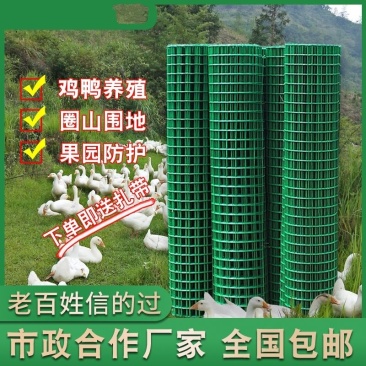 铁丝网围栏荷兰网硬塑养殖网养鸡网铁网格栅栏护栏防护隔离铁