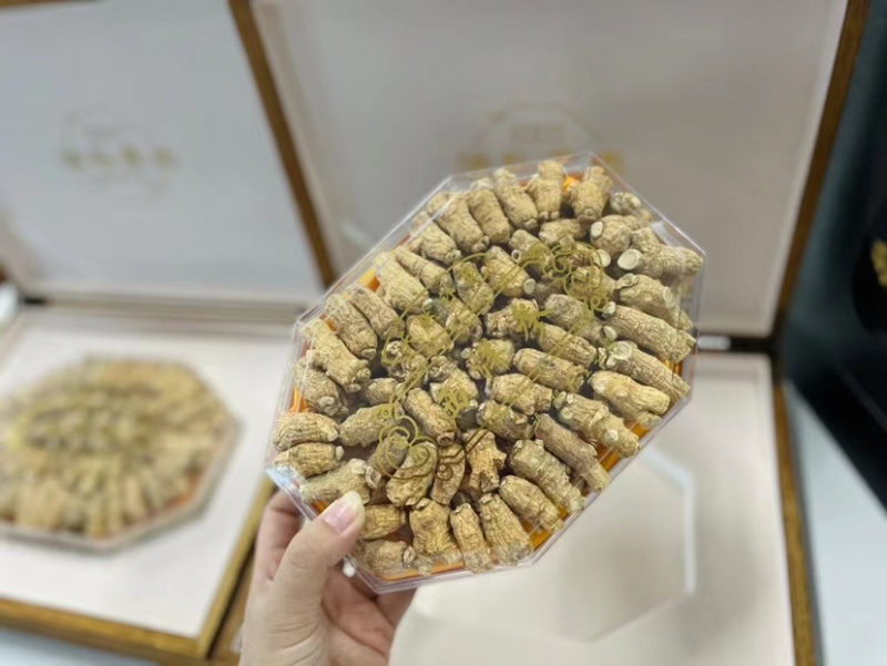 花旗参进口圆粒西洋参粒头参味浓郁高端配送手提袋送礼佳品