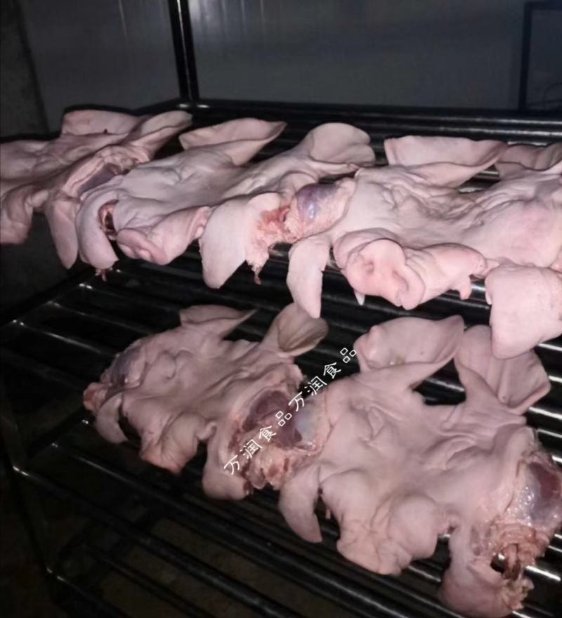 带耳头皮20斤去骨猪头肉带耳朵纯国产鲜冻猪脸肉纯干货