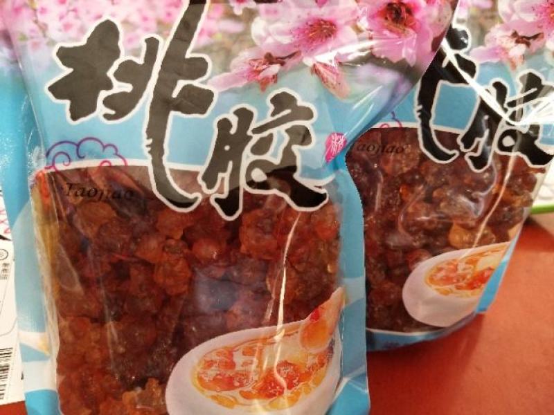桃胶，广东鹰嘴桃桃胶，纯手工挑选、修剪。