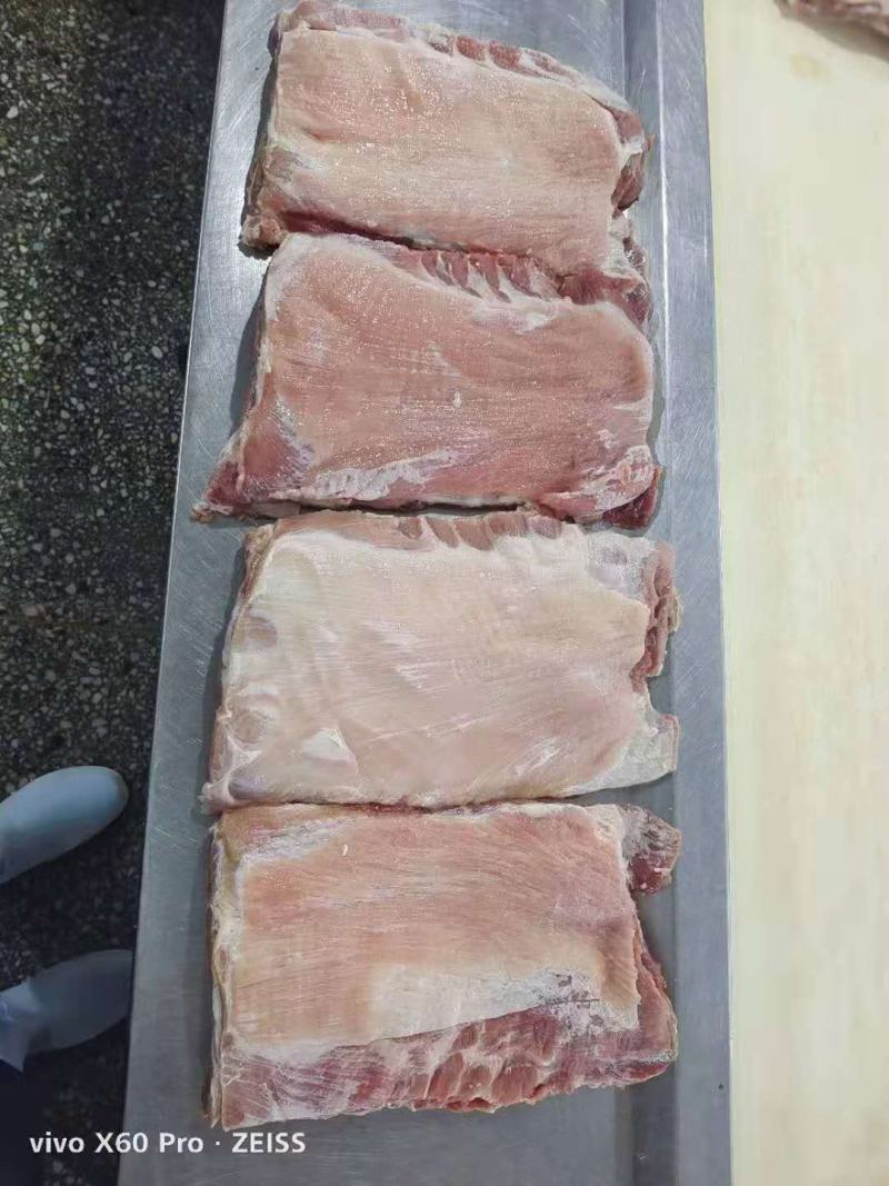 肥猪毛肋排，手续齐全，每天生产，品质保证