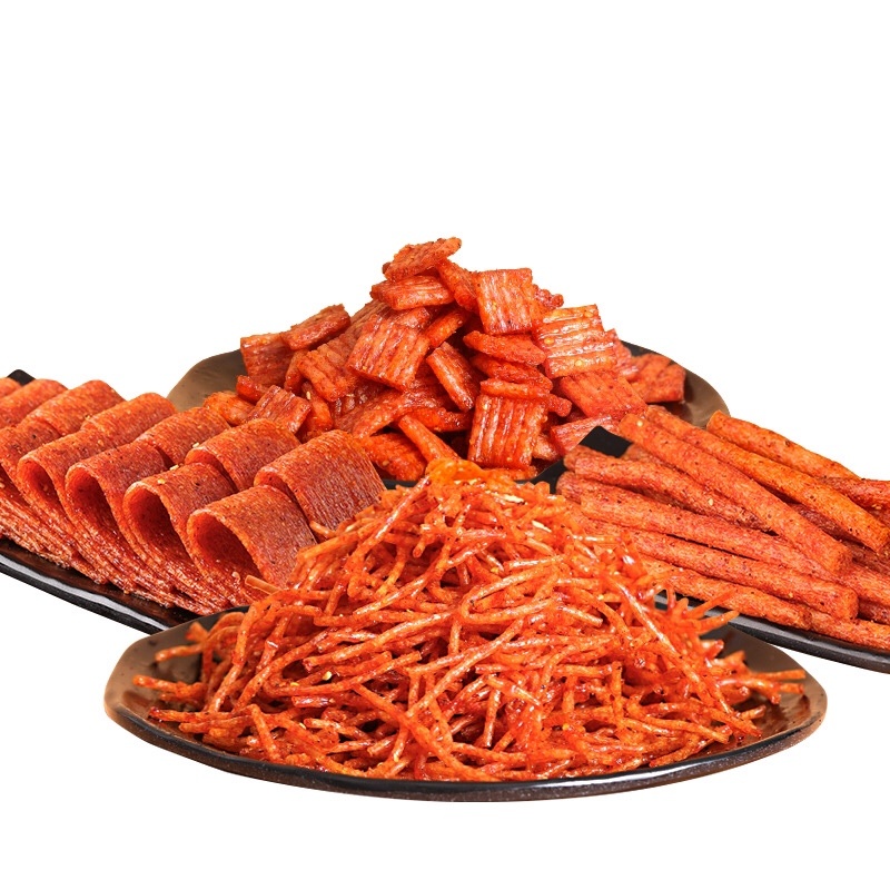 网红辣条四种