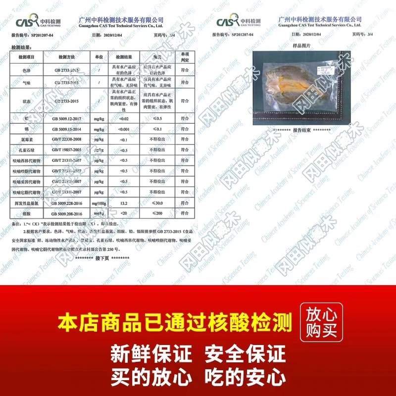 湛江特产新鲜现捕大黄花鱼去脏免杀一夜埕淡盐冷冻水产5条