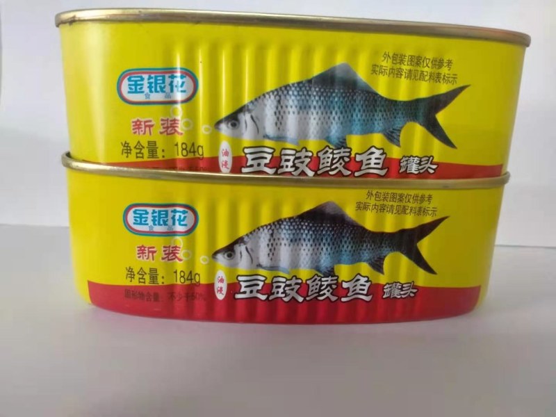 【网红食品】正宗开罐即食鱼罐头豆豉鲮鱼罐头，24罐/箱