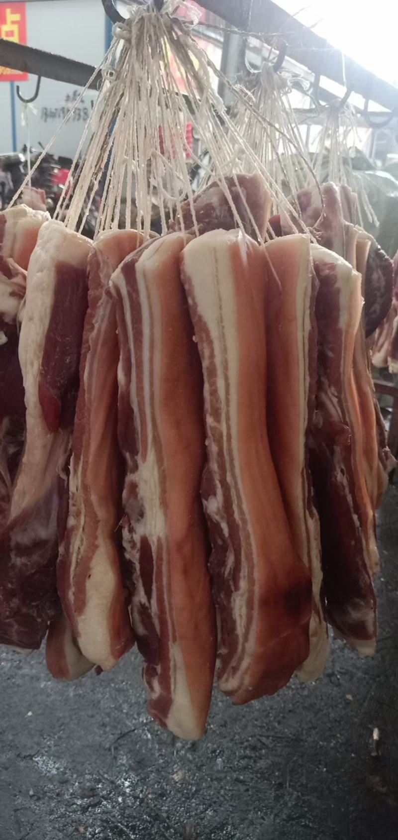 优质风干腊肉五花肉咸肉可订做，传供酒店及电商