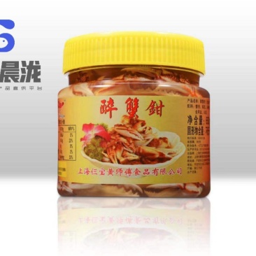 黄师傅醉蟹钳净600克*12罐20年老品牌质量保证