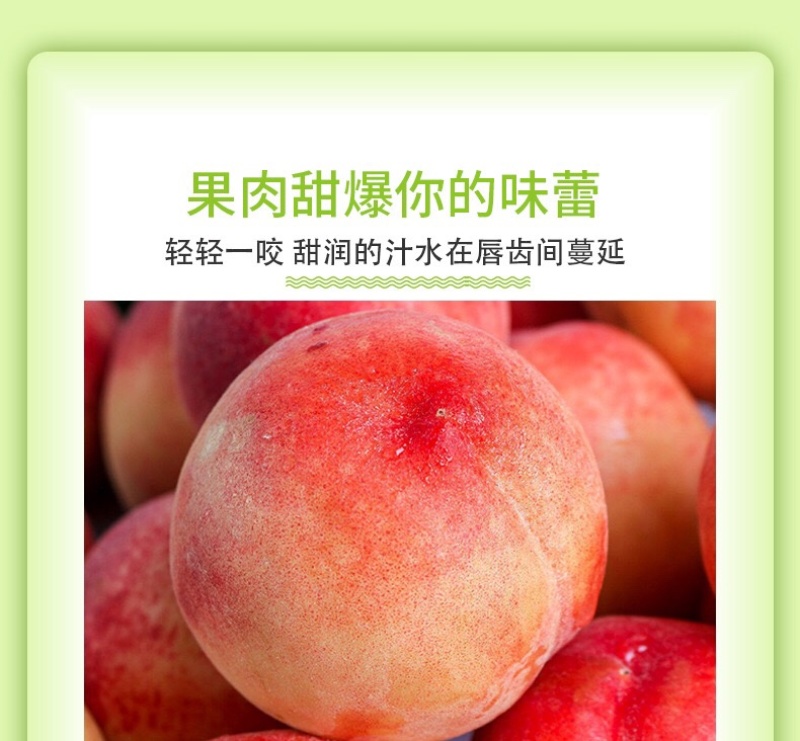 唐山水蜜桃桃应季新鲜水果多汁水果